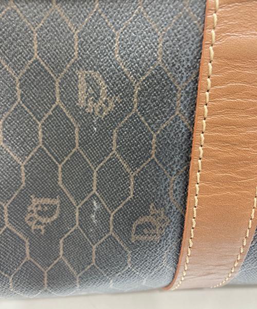 Christian Dior（クリスチャン ディオール）Christian Dior (クリスチャン ディオール) ハニカム柄ボストンバッグ ブラウンの古着・服飾アイテム