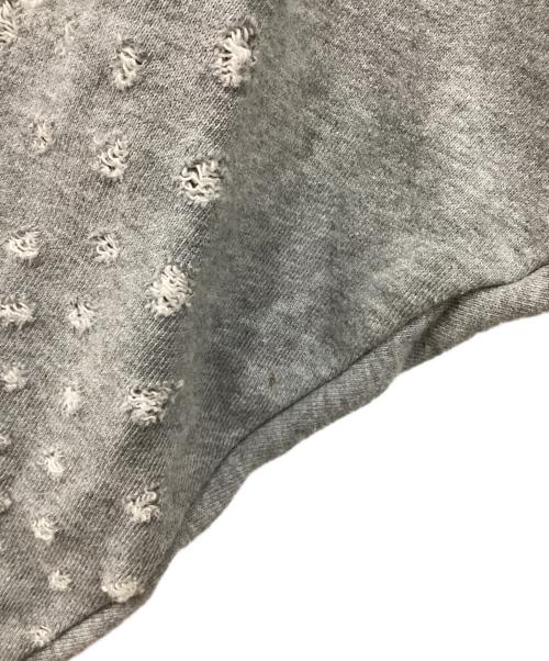 SHINYA KOZUKA（シンヤコズカ）SHINYA KOZUKA (シンヤコズカ) ホールデザインスウェット グレー サイズ:Mの古着・服飾アイテム