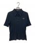 FRED PERRY（フレッドペリー）の古着「リブポロシャツ」｜ネイビー