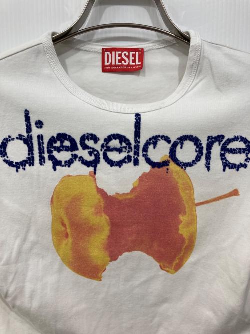 DIESEL（ディーゼル）DIESEL (ディーゼル) UNCUTIES Tシャツ ホワイト サイズ:XSの古着・服飾アイテム