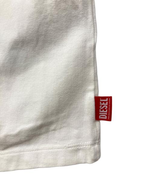 DIESEL（ディーゼル）DIESEL (ディーゼル) UNCUTIES Tシャツ ホワイト サイズ:XSの古着・服飾アイテム