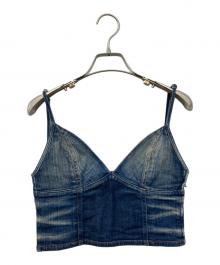 DIESEL（ディーゼル）の古着「ロゴデニムビスチェ」｜インディゴ