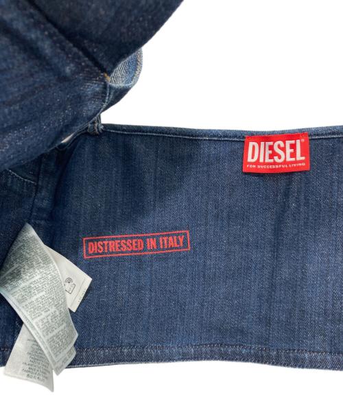 DIESEL（ディーゼル）DIESEL (ディーゼル) ロゴデニムビスチェ インディゴ サイズ:Sの古着・服飾アイテム