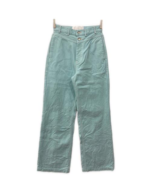 LIVINGTONE（リヴィントーン）LIVINGTONE (リヴィントーン) スリットボタン デニムパンツ ブルー サイズ:34の古着・服飾アイテム