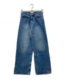 MAGDA BUTRYM×H&M（マグダブトリム×エイチアンドエム）の古着「バギープリーツフロントデニム」｜インディゴ