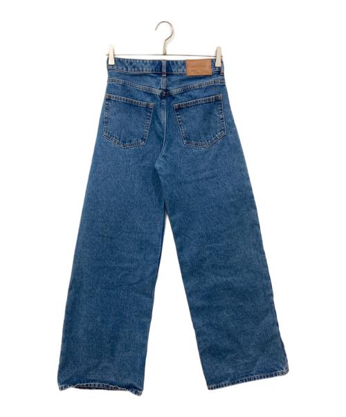 MAGDA BUTRYM（マグダブトリム）MAGDA BUTRYM (マグダブトリム) H&M (エイチアンドエム) バギープリーツフロントデニム インディゴ サイズ:32の古着・服飾アイテム