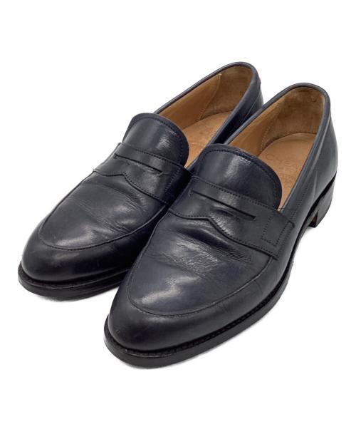 JOSEPH CHEANEY（ジョセフチーニー）JOSEPH CHEANEY (ジョセフチーニー) コインローファー ネイビー サイズ:3 1/2の古着・服飾アイテム