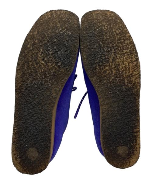 CLARKS（クラークス）CLARKS (クラークス) ワラビーシューズ パープル サイズ:25.5の古着・服飾アイテム