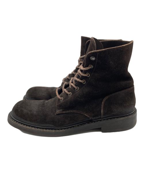 BUTTERO（ブッテロ）BUTTERO (ブッテロ) スウェードブーツ ブラウン サイズ:40 1/2の古着・服飾アイテム