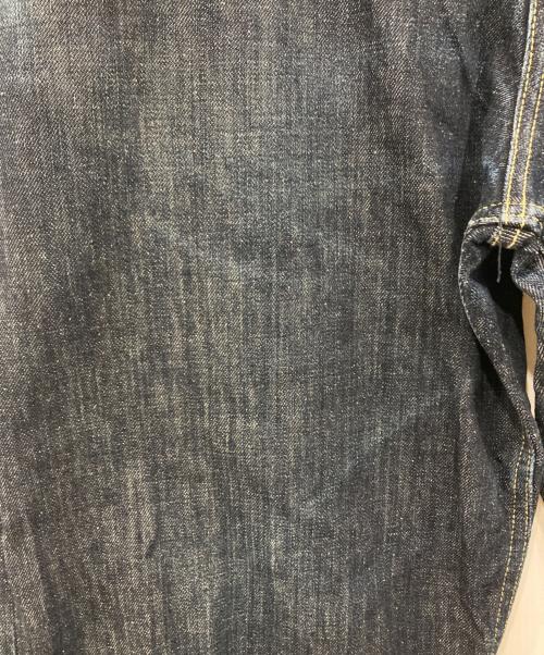 STUDIO NICHOLSON（スタジオ ニコルソン）STUDIO NICHOLSON (スタジオ ニコルソン) ワイド ストレート デニムパンツ インディゴ サイズ:Mの古着・服飾アイテム