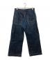 STUDIO NICHOLSON (スタジオ ニコルソン) ワイド ストレート デニムパンツ インディゴ サイズ:M：16000円