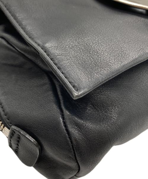 kawa-kawa（カワカワ）kawa-kawa (カワカワ) button ポシェット ブラックの古着・服飾アイテム