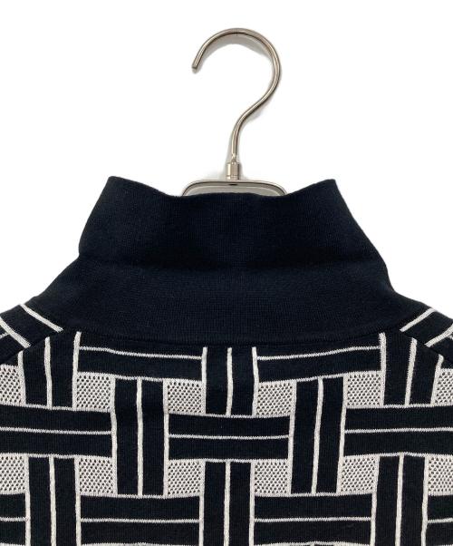 KENZO（ケンゾー）KENZO (ケンゾー) ポロシャツ ブラック×ホワイト サイズ:Lの古着・服飾アイテム