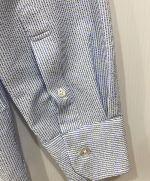 MACKINTOSH PHILOSOPHY（マッキントッシュ フィロソフィー）MACKINTOSH PHILOSOPHY (マッキントッシュ フィロソフィー) ボタンダウンシャツ ブルー×ホワイト サイズ:42の古着・服飾アイテム