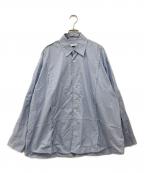 jiedaジエダ）の古着「CUTTING OVER SHIRT / カッティングオーバーシャツ」｜ブルー