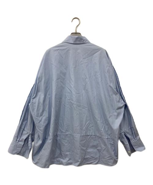jieda（ジエダ）Jieda (ジエダ) CUTTING OVER SHIRT / カッティングオーバーシャツ ブルー サイズ:1の古着・服飾アイテム