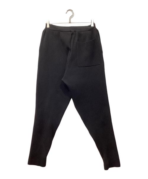 PH/NGER/N（フィンガリン）PH/NGER/N (フィンガリン) RIDGE KNIT PANTS ブラック サイズ:Lの古着・服飾アイテム
