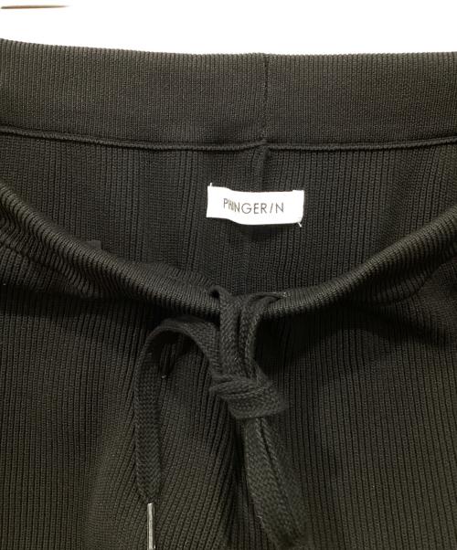 PH/NGER/N（フィンガリン）PH/NGER/N (フィンガリン) RIDGE KNIT PANTS ブラック サイズ:Lの古着・服飾アイテム