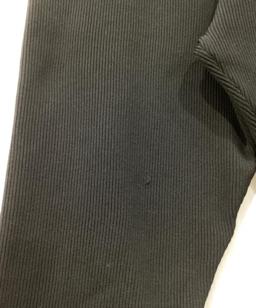 PH/NGER/N（フィンガリン）PH/NGER/N (フィンガリン) RIDGE KNIT PANTS ブラック サイズ:Lの古着・服飾アイテム