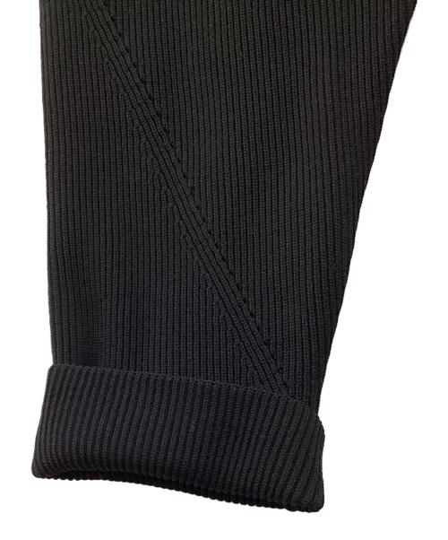 PH/NGER/N（フィンガリン）PH/NGER/N (フィンガリン) RIDGE KNIT PANTS ブラック サイズ:Lの古着・服飾アイテム