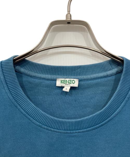 KENZO（ケンゾー）KENZO (ケンゾー) タイガー刺繍スウェット ブルー サイズ:Lの古着・服飾アイテム