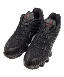 NIKE（ナイキ）の古着「NIKE SHOX TL BLACK/BLACK-MTLC HEMATITE-MAX ORANGE / ローカットスニーカー」｜ブラック