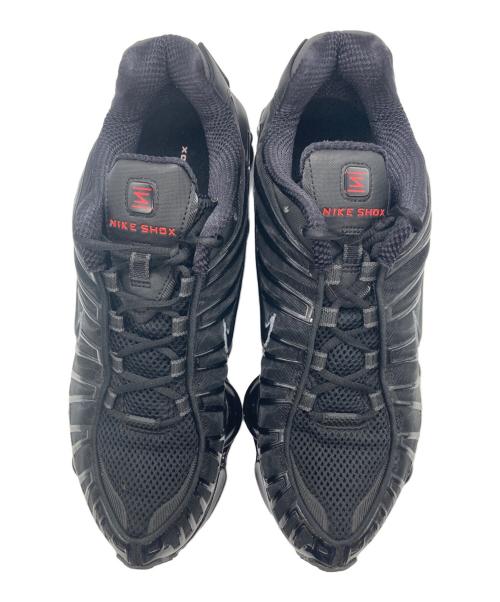 NIKE（ナイキ）NIKE (ナイキ) NIKE SHOX TL BLACK/BLACK-MTLC HEMATITE-MAX ORANGE / ローカットスニーカー ブラック サイズ:28の古着・服飾アイテム
