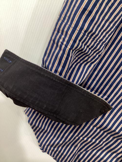MIHARA YASUHIRO（ミハラヤスヒロ）MIHARA YASUHIRO (ミハラヤスヒロ) ストライプシャツ ネイビー サイズ:50の古着・服飾アイテム