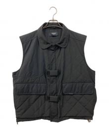 REPRESENT（リプレゼント）の古着「キルティングベスト」｜ブラック