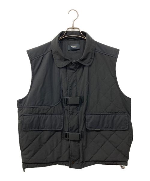 REPRESENT（リプレゼント）REPRESENT (リプレゼント) キルティングベスト ブラック サイズ:Lの古着・服飾アイテム