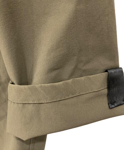 N.HOOLYWOOD（エヌ ハリウッド）N.HOOLYWOOD (エヌ ハリウッド) スタンドカラーナイロンシャツ カーキ サイズ:38の古着・服飾アイテム