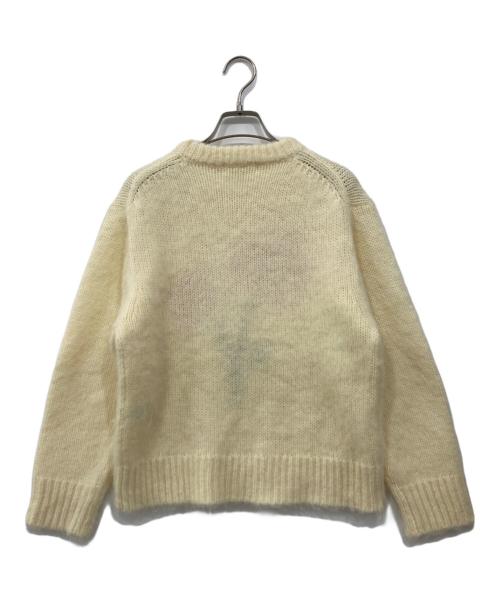 CHILD WOMAN（チャイルドウーマン）CHILD WOMAN (チャイルドウーマン) 花モチーフ起毛インターシャプルオーバー アイボリー サイズ:Freeの古着・服飾アイテム