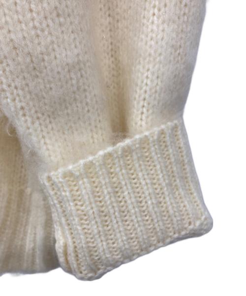 CHILD WOMAN（チャイルドウーマン）CHILD WOMAN (チャイルドウーマン) 花モチーフ起毛インターシャプルオーバー アイボリー サイズ:Freeの古着・服飾アイテム