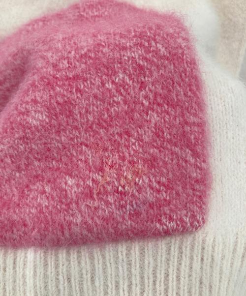 UNITED ARROWS（ユナイテッドアローズ）UNITED ARROWS (ユナイテッドアローズ) フォックスカシミヤ ミドル カーディガン ピンク サイズ:Freeの古着・服飾アイテム