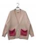 UNITED ARROWS（ユナイテッドアローズ）の古着「フォックスカシミヤ ミドル カーディガン」｜ピンク