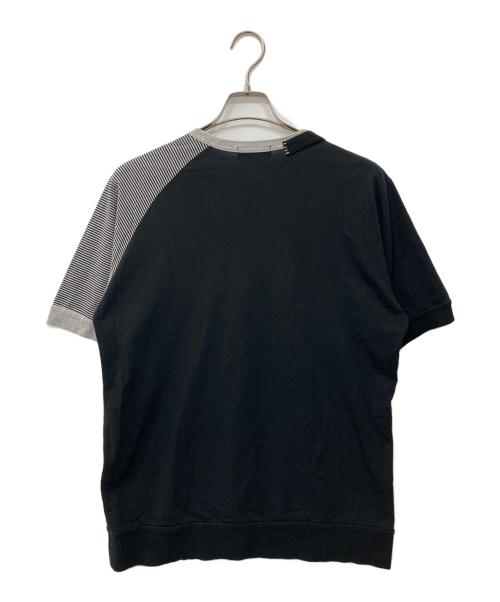 KOLOR（カラー）KOLOR (カラー) ドッキングTシャツ ブラック サイズ:3の古着・服飾アイテム