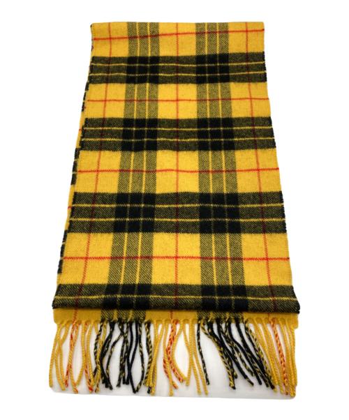 JOHNSTONS OF ELGIN（ジョンストンズオブエルガン）JOHNSTONS OF ELGIN (ジョンストンズオブエルガン) カシミヤマフラー イエローの古着・服飾アイテム