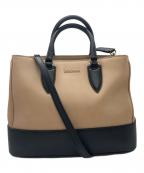 MaxMaraマックスマーラ）の古着「2WAYショルダーバッグ」｜ブラック×ベージュ