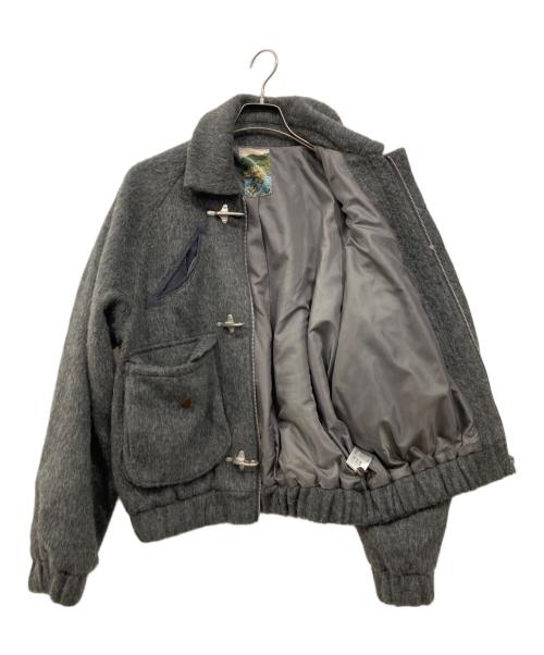 Ballsy.Brothers（ボールジーブラザーズ）Ballsy.Brothers (ボールジーブラザーズ) シャギーファイヤーマンジャケット グレー サイズ:Lの古着・服飾アイテム