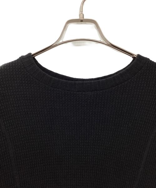 refomed（リフォメッド）refomed (リフォメッド) AZEAMI THERMAL TEE / アゼアミサーマルＴ ブラック サイズ:3の古着・服飾アイテム