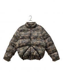 stussy（ステューシー）の古着「MICRO RIPSTOP DOWN JACKET / マイクロリップストップダウンジャケット」｜カーキ
