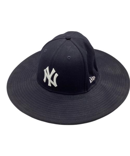 New Era（ニューエラ）New Era (ニューエラ) フィッテド ロングブリムハット ブラック サイズ:60.6㎝の古着・服飾アイテム