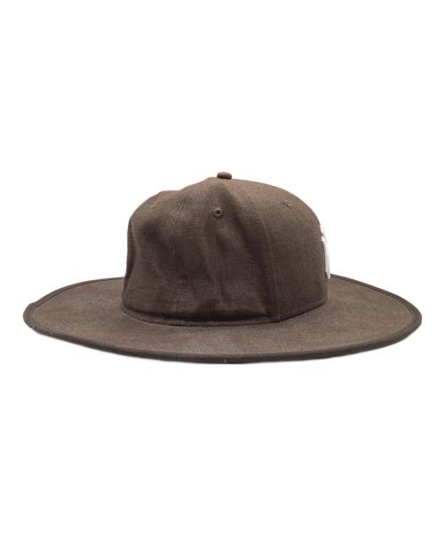 New Era（ニューエラ）New Era (ニューエラ) フィッテド ロングブリムハット ブラウン サイズ:59.6㎝の古着・服飾アイテム