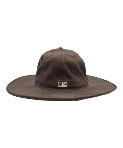 New Era（ニューエラ）New Era (ニューエラ) フィッテド ロングブリムハット ブラウン サイズ:59.6㎝の古着・服飾アイテム
