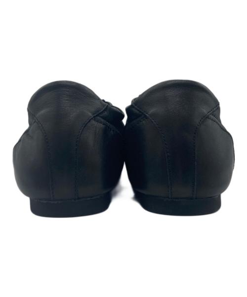 6CRAYON DESIGN（シックスクレヨン）6CRAYON DESIGN (シックスクレヨン) タビレザースリッポンスニーカー ブラック サイズ:EUR42の古着・服飾アイテム