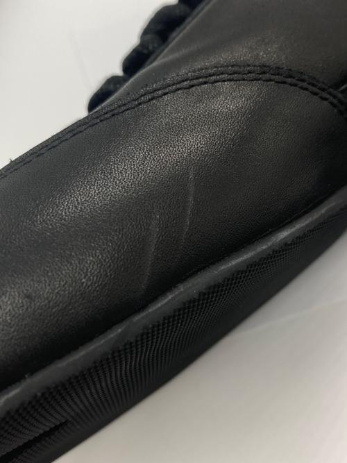 6CRAYON DESIGN（シックスクレヨン）6CRAYON DESIGN (シックスクレヨン) タビレザースリッポンスニーカー ブラック サイズ:EUR42の古着・服飾アイテム