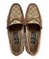 中古・古着 GUCCI (グッチ) PALACE (パレス) Pチャーム ホースビットローファー ベージュ サイズ:9：35000円