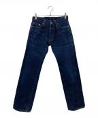 DENIMEドゥニーム）の古着「セルビッチデニムパンツ」｜ネイビー