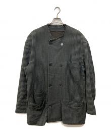 MAGLIANO（マリアーノ）の古着「ノーカラーオーバージャケット」｜グリーン