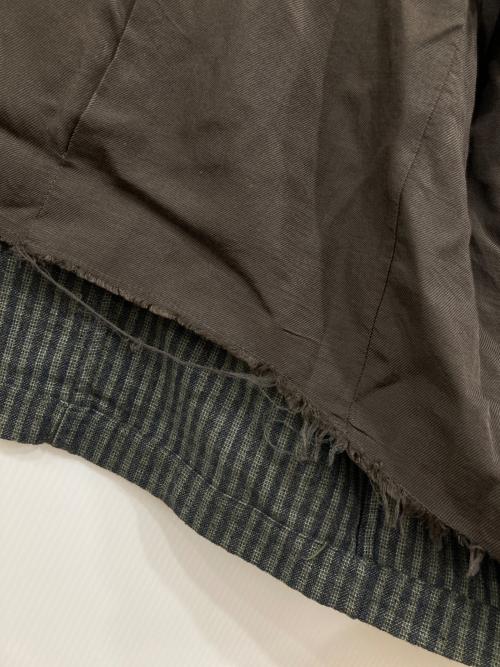 MAGLIANO（マリアーノ）MAGLIANO (マリアーノ) ノーカラーオーバージャケット グリーン サイズ:Sの古着・服飾アイテム